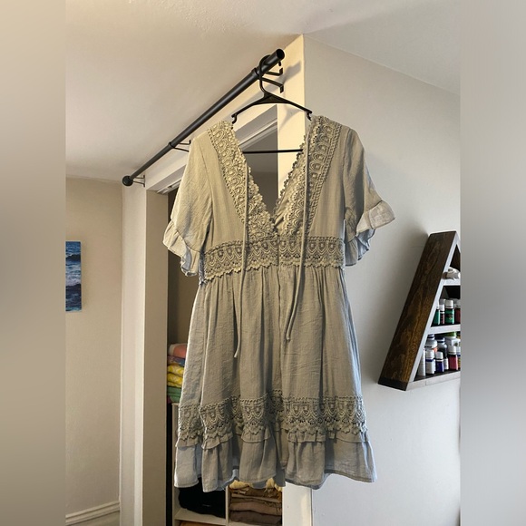 Women’s Baby Blue Dress - Picture 4 of 4